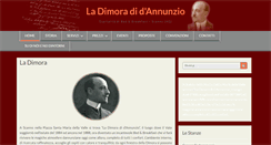 Desktop Screenshot of ladimoradidannunzio.it